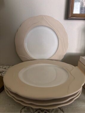Jars France Blush Pink Luncheon Plates Set of 5 – 8” Stoneware made in France